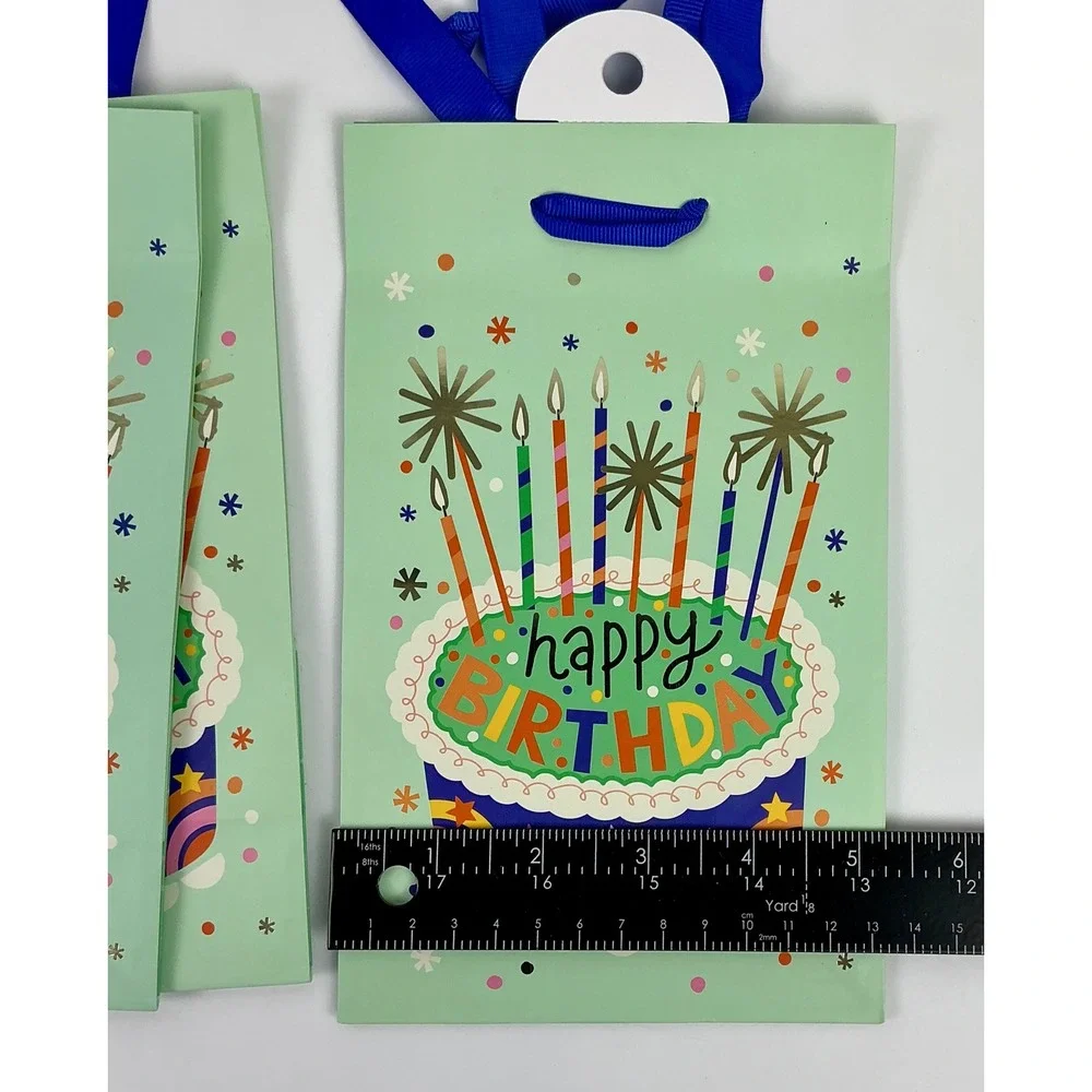 3‎ Bags Spritz Happy Birthday Gift Bags Cake Celebration Party Favors 8